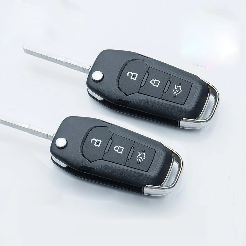 3 кнопки флип складной дистанционный ключ чехол для Ford Escort Mondeo Эверест с HU101 брелок пустой чехол