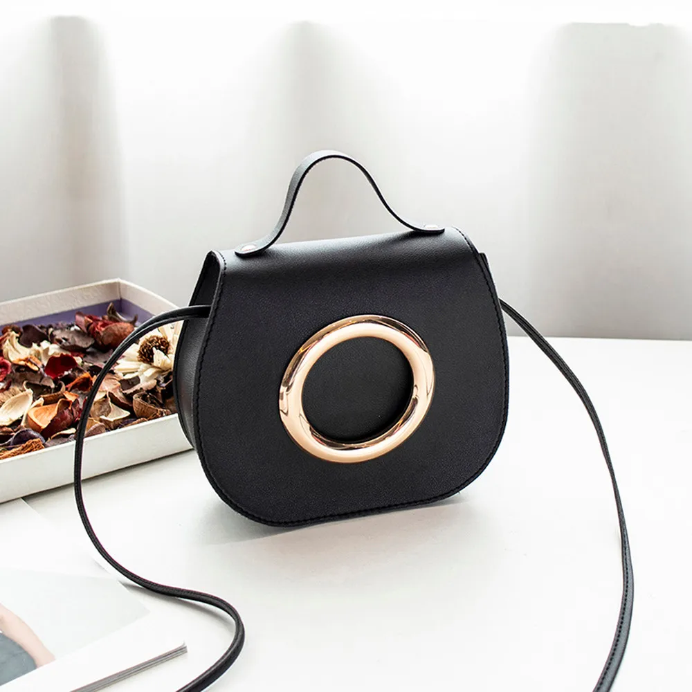 Simple Flap Shoulder PU Leather Bags Women Girls Pure Color Mini Messenger Chest Bag Cross body Handbags Bolsa Feminina #T10