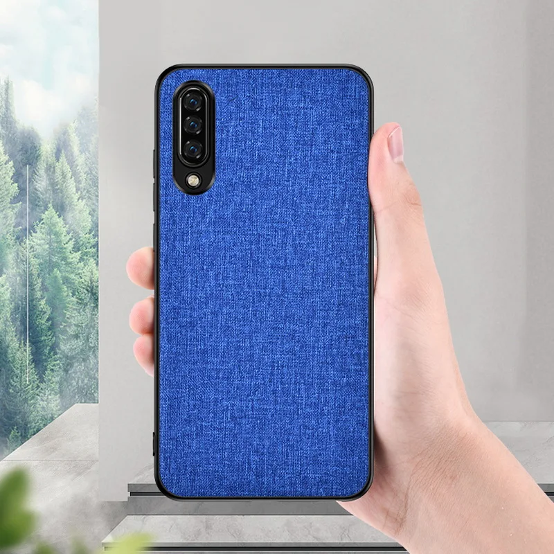 Luxury Fabric Cloth Phone Case For Sony xperia 10III  1III  5II  Xperia1 5III ACE II  Slim Soft Bumper Hard PC Back Cover