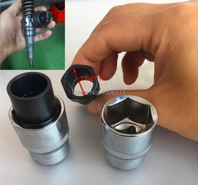 Дизельный инжектор Common Rail форсунка восьмиугольный втулка гаечный ключ съемник
