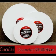 20 Вт, 30 Вт, 40/50 см круговой canval бумага для рисования чистый холст деревянная доска для рисования масла пропилена холсты для рисования