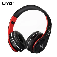Cheaper UYG wireless bluetooth headphone headset handsfree earphones headphones with Microphone TF Card ear phones FM Radio for phone