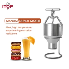 ITOP 2.5L Donut Maker Stainless Steel Waffle Dispenser Donut Mould Snack Machine Adjustment Size Food Processor pastry sandwich maker stainless steel puff pastry machine cake house western restaurant snack food snack equipment 220v 1pc