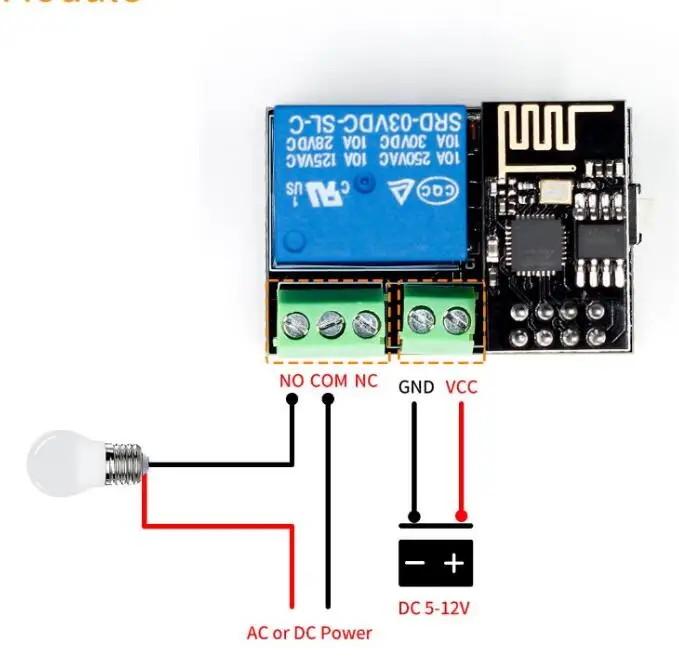 Релейный модуль ESP8266 ESP 01S 5V WiFi умный дом дистанционный переключатель для Arduino Phone