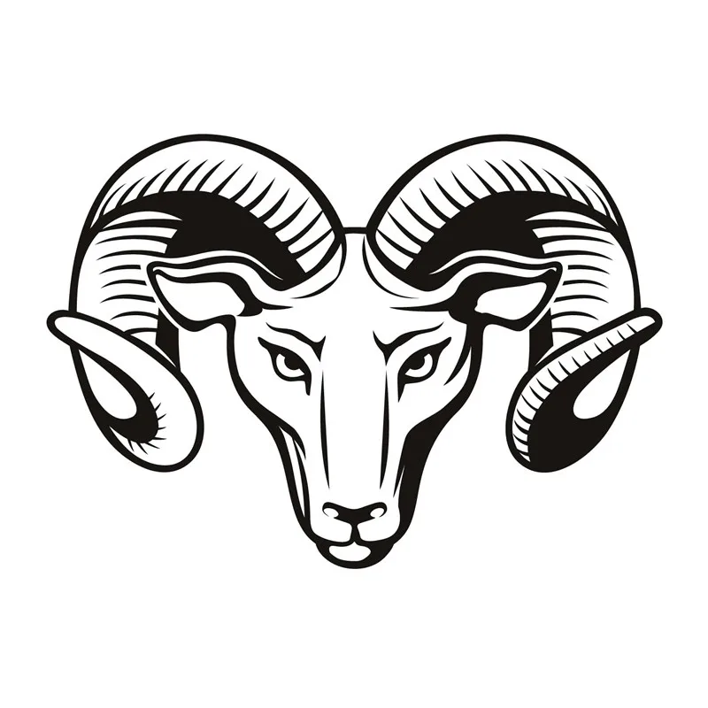 High Quality Living Room Hollow Out Rams Head Wall Stickers PVC Art font b Home b