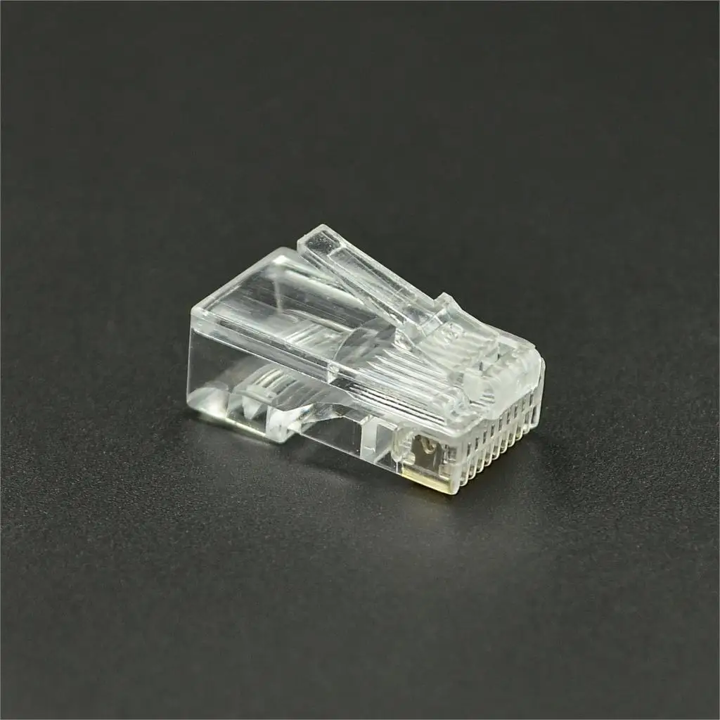 

wholesale 10pcs RJ48 RJ-48 Modular Plug Stranded 10P10C Round Cable Connector