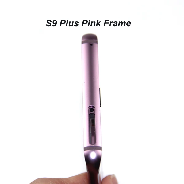 S9 Plus Pink Frame Супер AMOLED для SAMSUNG Galaxy S9 lcd сенсорный экран дигитайзер с рамкой S9 Plus lcd G960 G965 с рамкой - Цвет: S9 Plus Pink Frame