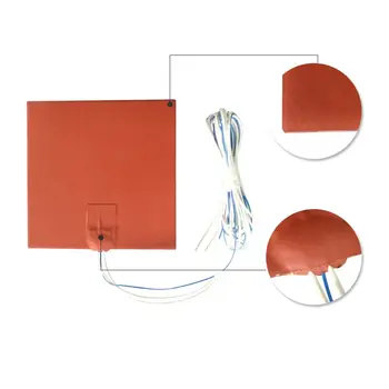 

CE/TUV Flexible Silicone 12V Heater 300x300mm 270w, 100k thermistor, 3M