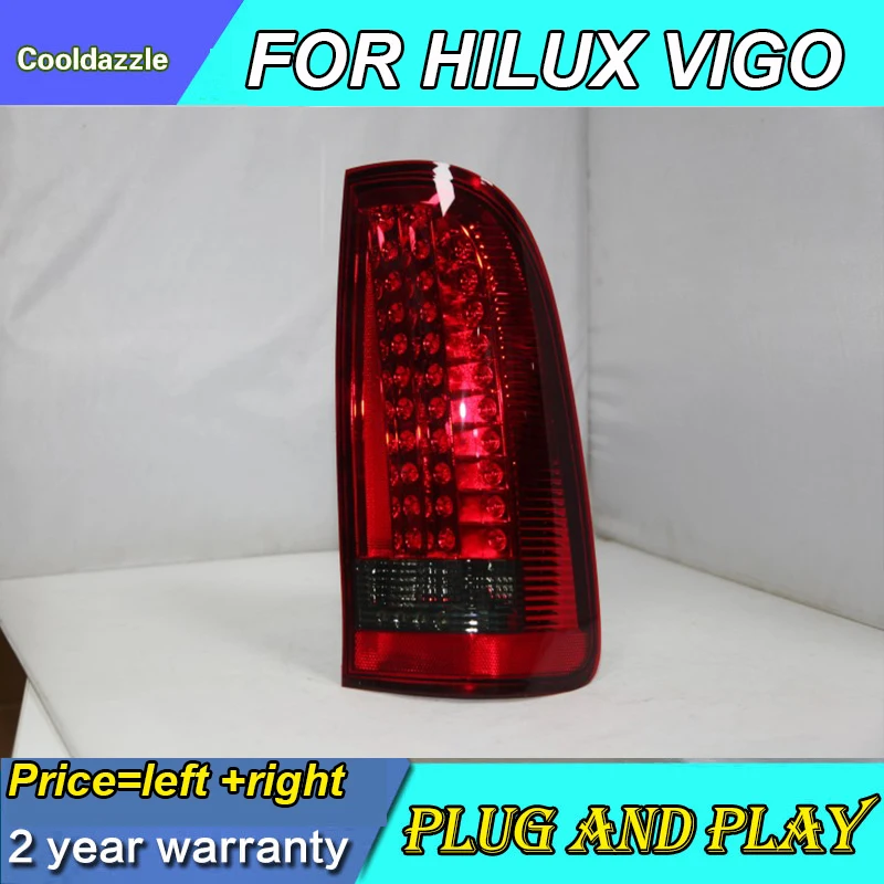 

For VIGO SR5 MK6 MK7 Smoke 2005 2006 2007 2008 2009 2010 2011 2012 2013 LED Tail Light Lamp For TOYOTA HILUX Back Lamps