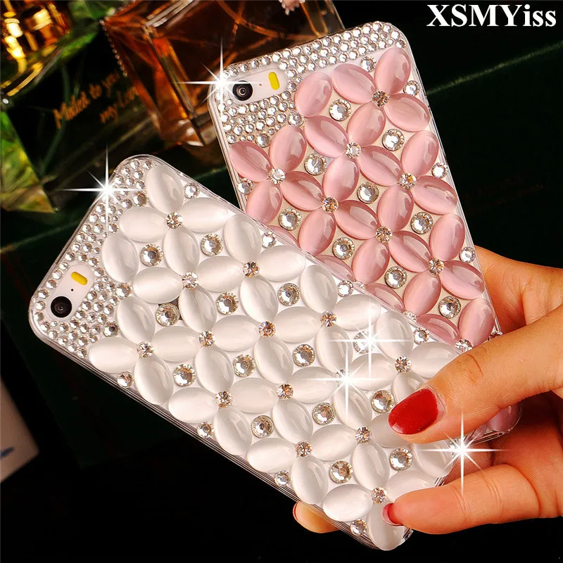 Роскошные блестящие бриллианты Bling кристалла горный хрусталь камни чехол для