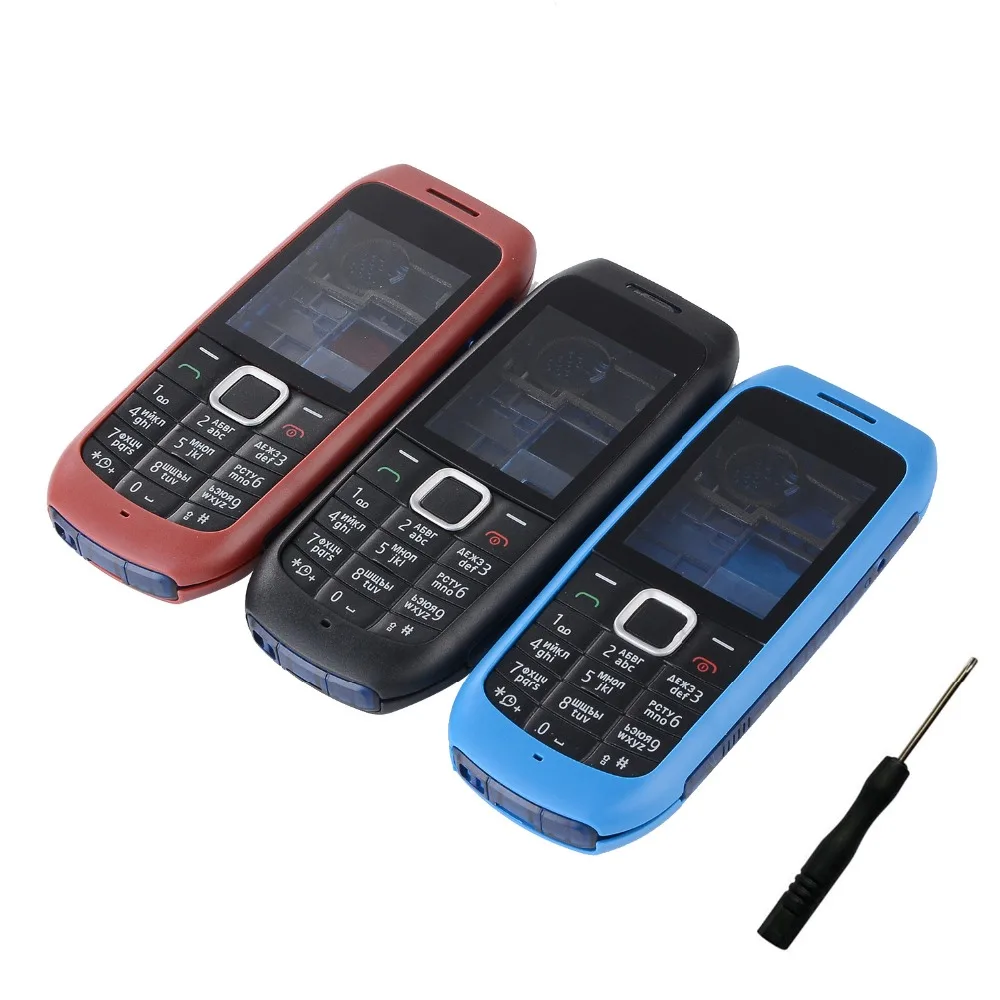 1616 полный корпус чехол для Nokia 1616 передняя рамка+ батарейный отсек+ английские русские клавиатуры+ инструменты