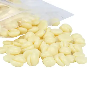 

pudaier 50g/1 bag Hard wax beans No Strip Depilatory Hot Film Hard Wax Pellet Waxing Bikini Hair Removal Bean D 15p920