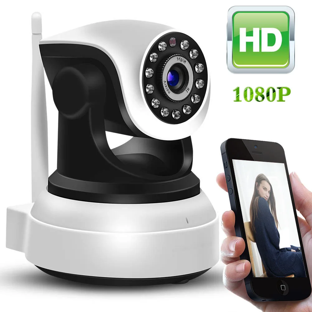 1080P HD WiFi Indoor Wireless Security Camera Motion Detection Night ... 1080P HD WiFi Indoor Wireless Security Camera Motion Detection Night ...