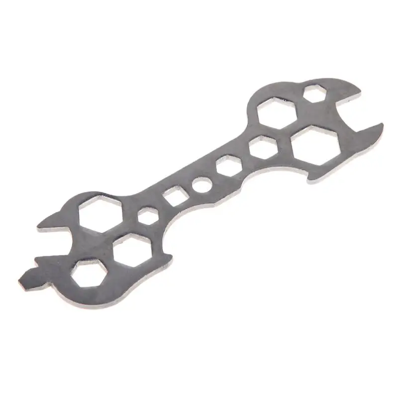 cheap 15 in 1 Bicycle Cycling Bike Wrench Steel Hexagon Spanner Repair Tool Kits Multifunction Wrench Flat Spanner Bicicleta Tools