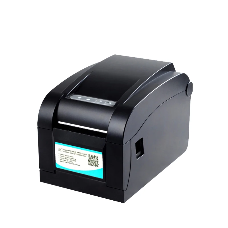 Label printer 80mm thermal barcode printer USB port laser sticker