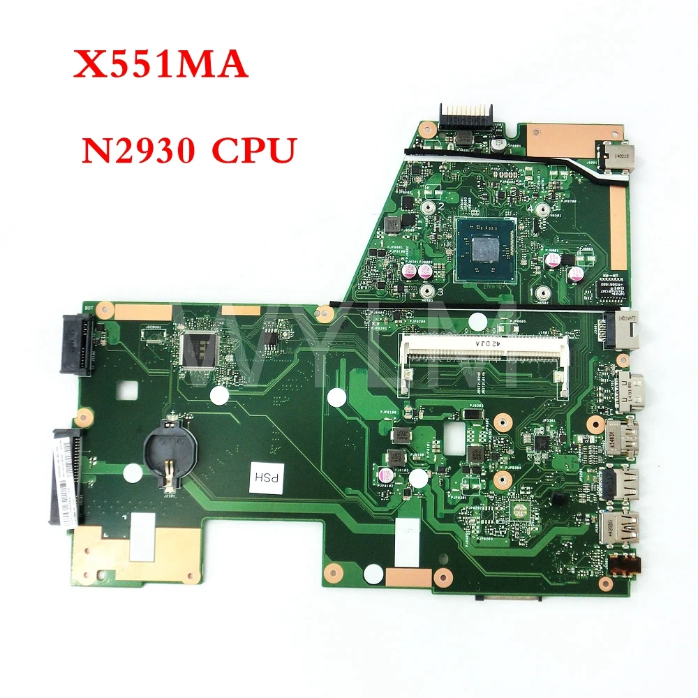 X551MA с SR1W3 N2930CPU материнская плата REV2.0 для ASUS X551M Материнская ноутбука 60NB0480 MB1500 206|rev