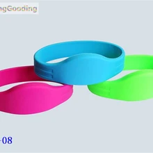 BG-08 100 шт./лот 125 кГц EM4305 наручный браслет с технологией радиочастотной идентификации перезаписываемый ID карточки для бассейна сауна комната тренажерный зал