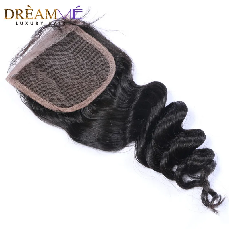 loose wave human hair lace closure (4)