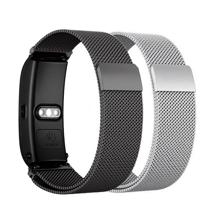 

fashion replacement strap Milanese loop bracelet stainless steel metal for Huawei B3 B5 Talkband band 3 5 16mm 18mm