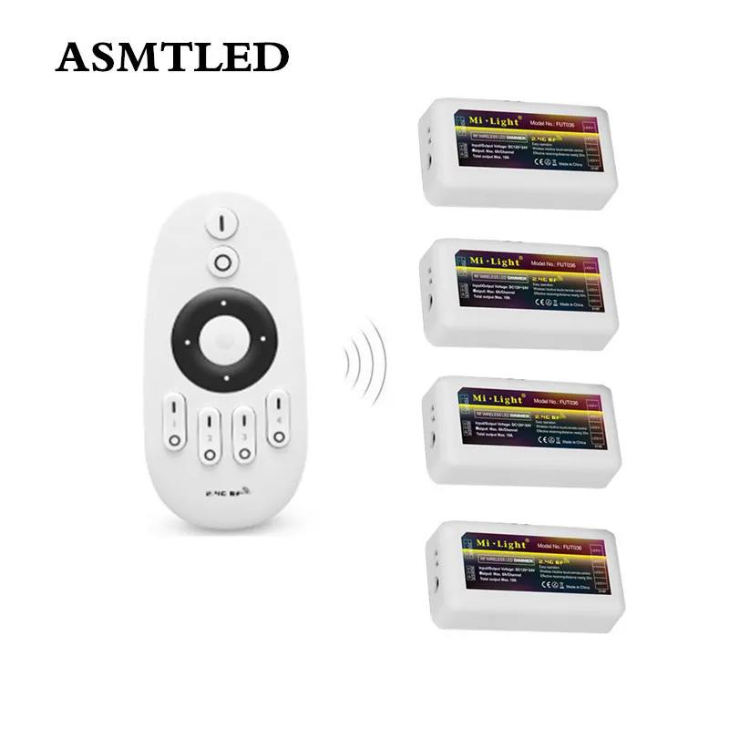 Mi Light 2.4G 4 Zone Wireless RF Remote Control LED Strip Controller