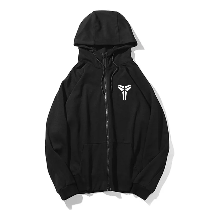 

Plus Size Men Sports Hoodies Tracksuit Autumn Winter Drawstring Pocket Sweatshirt Long Sleeve Zip Warm Skateboarding Jacket