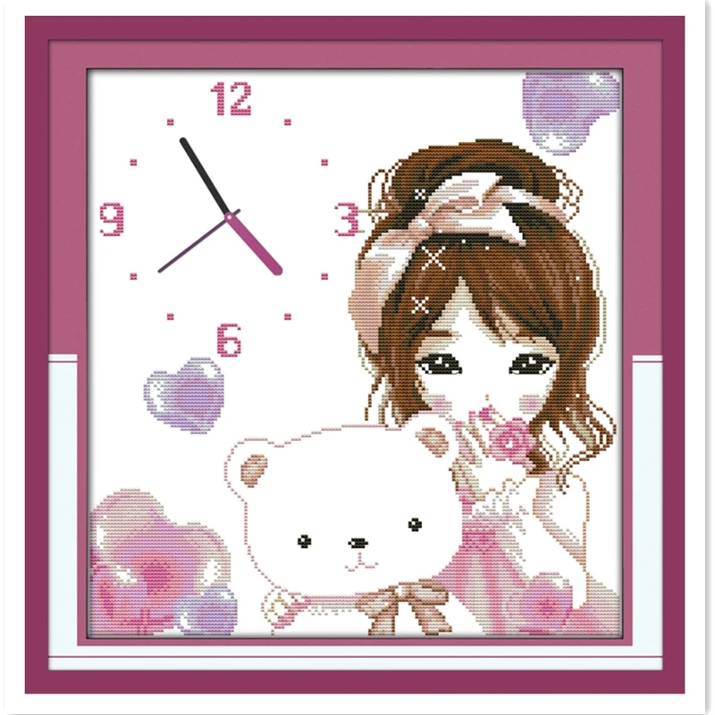 

Princess's Diary Home Decor Needlework Cross Stitch Kit Chinese Counted Cross Stitch Pattern DIY Set DMC Cross Stitch Fabric