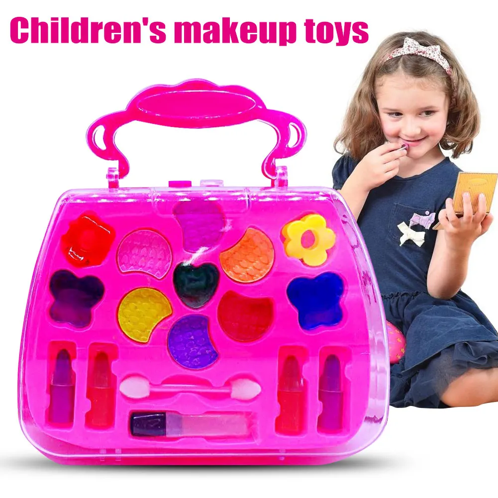 Kids Girl Makeup Tools Set Suitcase Cosmetic Pretend Play Kit Princess Toy  Gift S7JN|Đồ Chơi Làm Đẹp & Thời Trang| - AliExpress