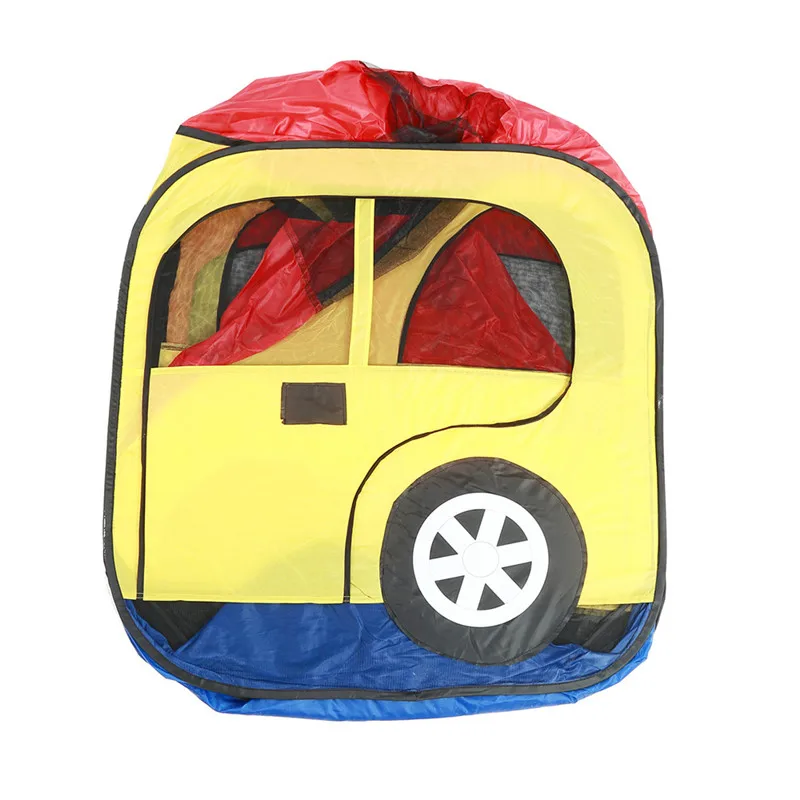 Автомобильная форма игровой домик палатка для детей Крытый открытый портативный складной Забавный игровой тент океан мяч бассейн детская игрушка для мальчиков и девочек