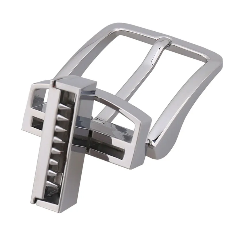 

Pin Buckle Reversible 360 Degree Rotation Cinturon Reversible Buckle Men Rotated Gold Silver Color ceinture homme Drop Shipping