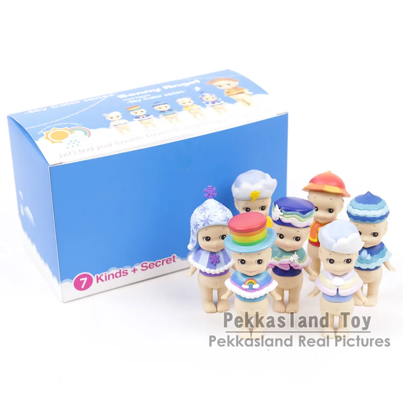 

Sonny Angel 2017 Sky Color Series Mini PVC Figures Toys Dolls Limited Full Set of 7 pcs 8CM