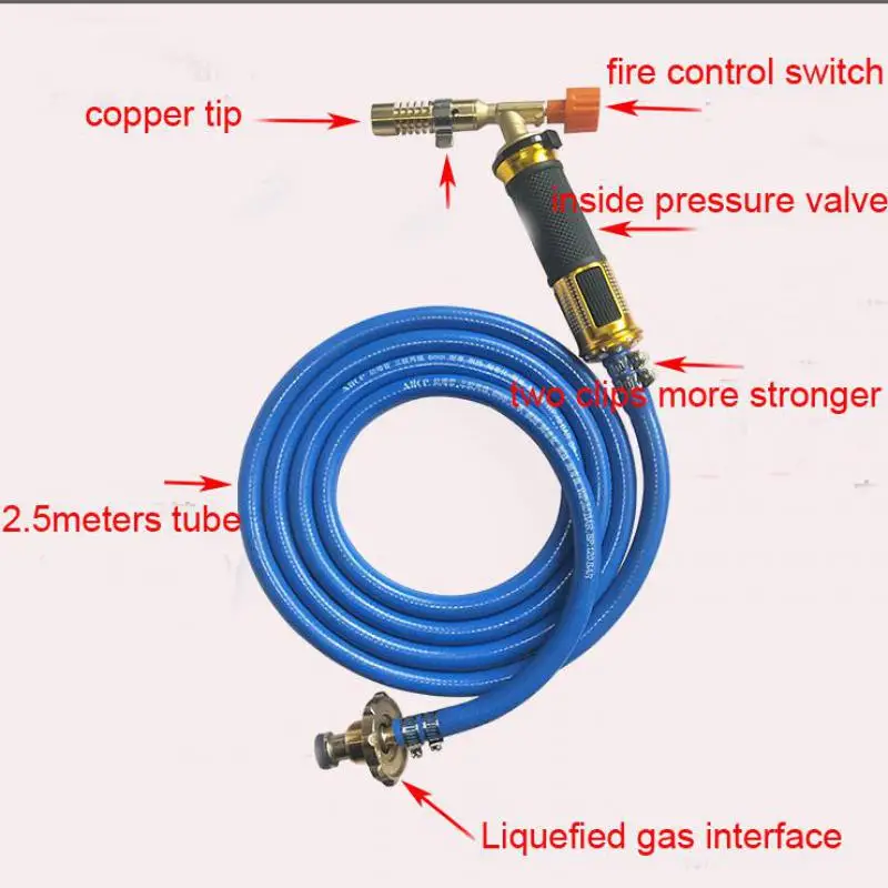 Пистолет-распылитель сжиженного газа, газовый фонарь, инструмент для кондиционирования холодильника, электронное зажигание сжиженного газа
