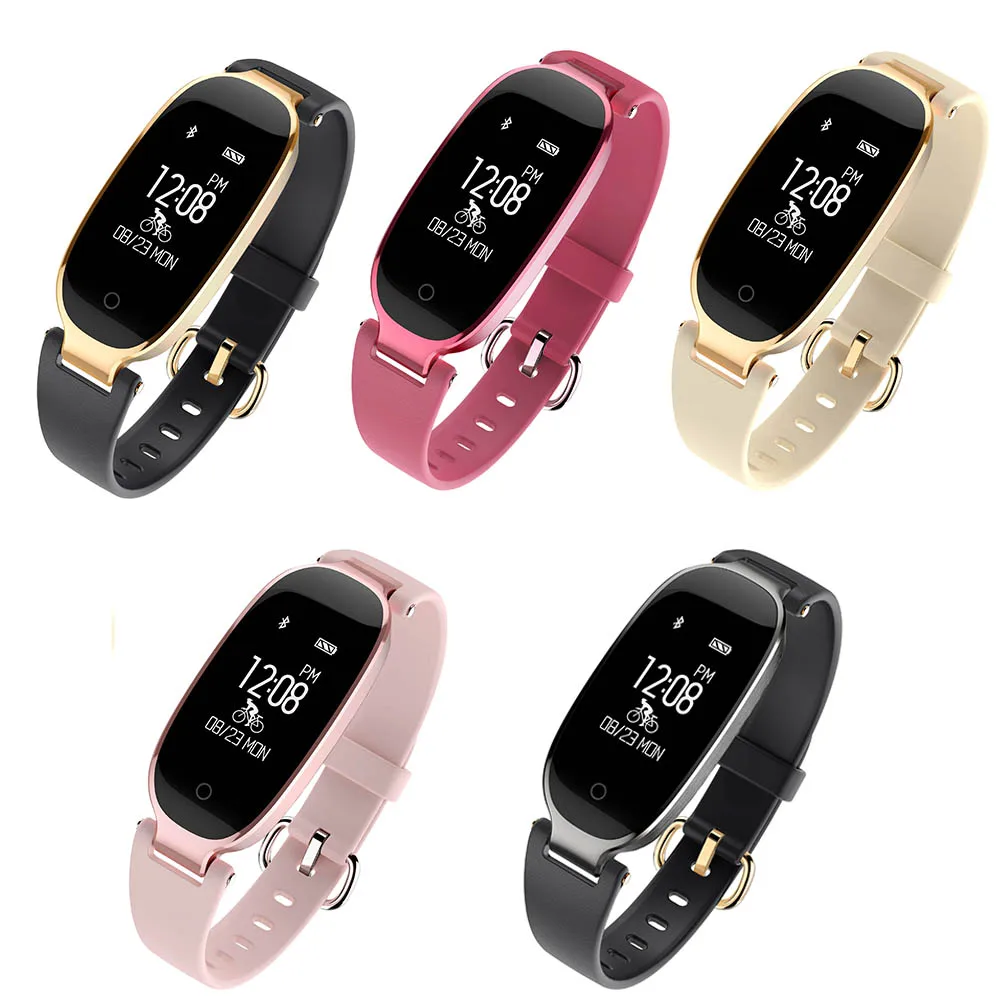 LEMFO S3 Smart Wristbands Fitness Bracelet Heart Rate Monitor Fitness Bracelet Band Gift to Lady for IOS Android Phone