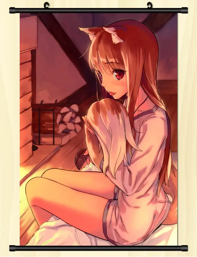 

Japanese Anime Spice and Wolf home decoration wall rolling poster