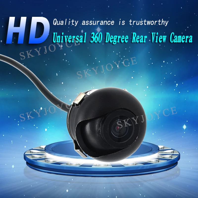 SKYJOYCE мини 360 градусов HD CCD Автомобильная камера заднего вида Водонепроницаемая