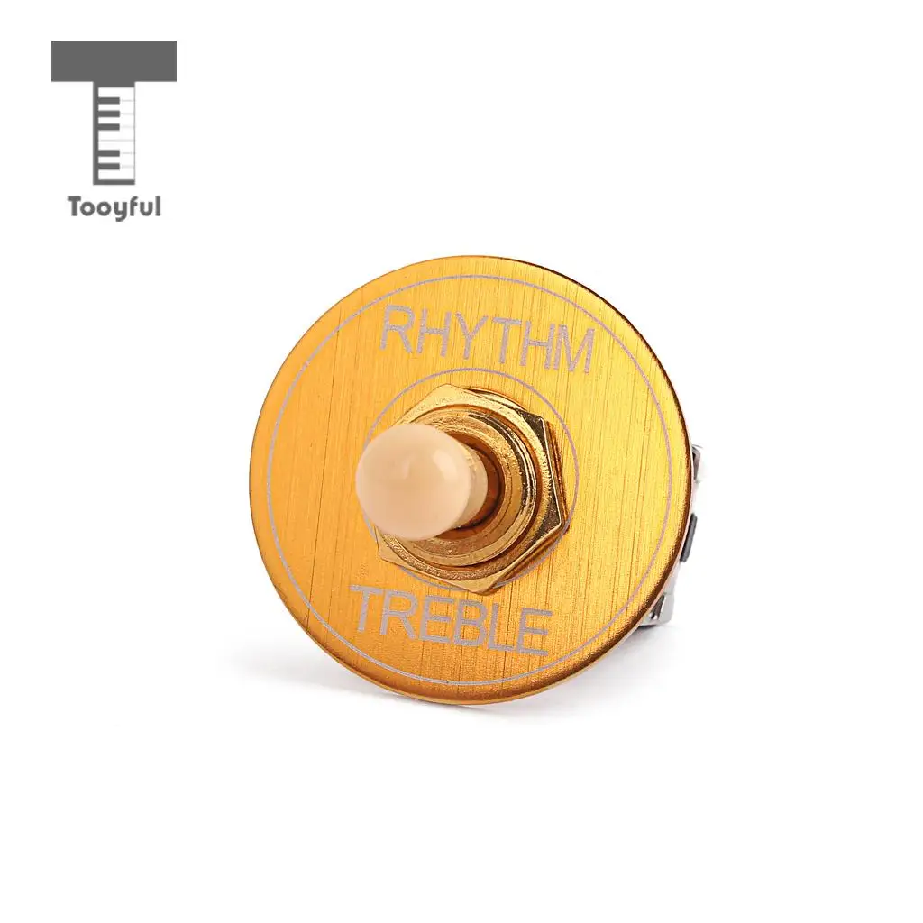 Tooyful 3 Way Toggle Switch Pickup Selector with Cream Knob & Guitar Switch Washer Ring Plate for LP SG Electric Guitar