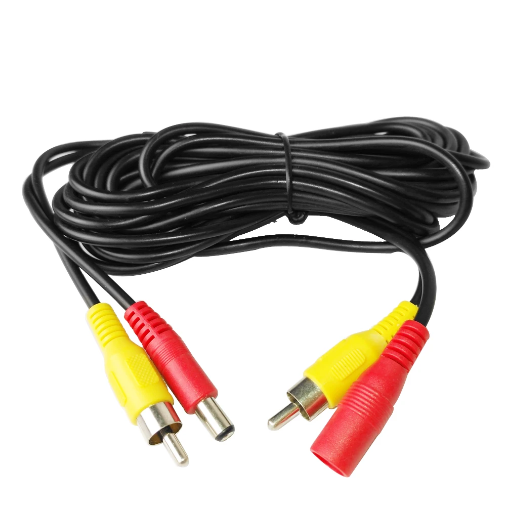  RCA Audio Cable 5M 10M 20M 30M Optional CCTV Audio Output DC Plug Extension Cable for AHD CVI TVI A - 32838656307