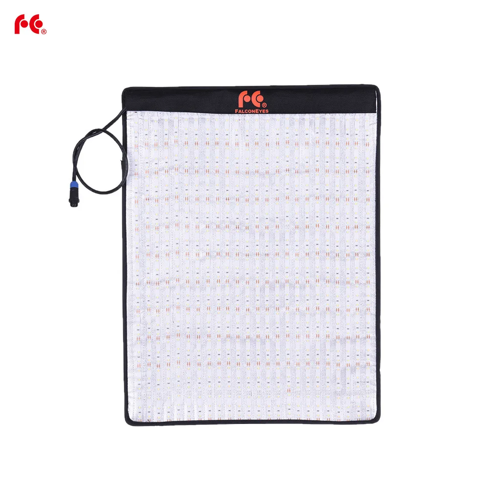  FalconEyes RX-18T 792pcs LEDs 62W Foldable Rollable Cloth LED Video Light CRI93 Photography Fill-in