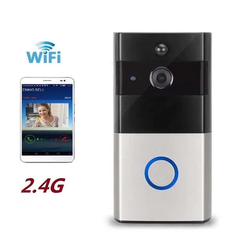 

720P Wireless Smart Doorbell With Night Vision Security Anti-theft Mobile Phone Remote Monitoring Smart Doorbell