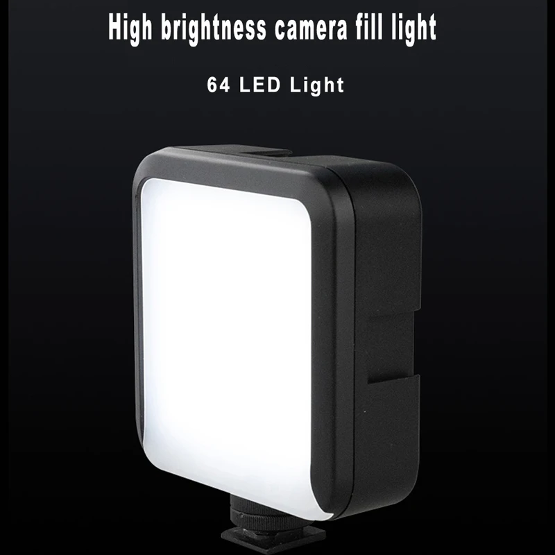 Komery светодиодный видео свет высокой Яркость Камера заполняющий свет 64 светодиодный лампы для основными брендами Камера и камкордера