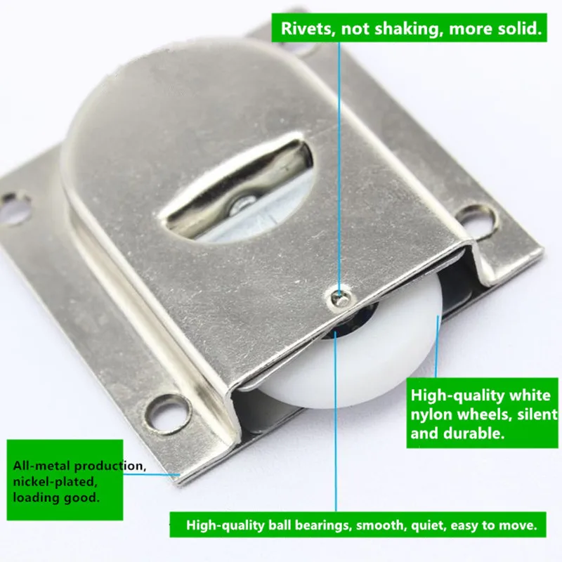 Более тяжелый тип подшипника колеса раздвижной двери круглые бесшумные двери раздвижные двери шкаф раздвижные двери колеса шкив колеса Шкаф