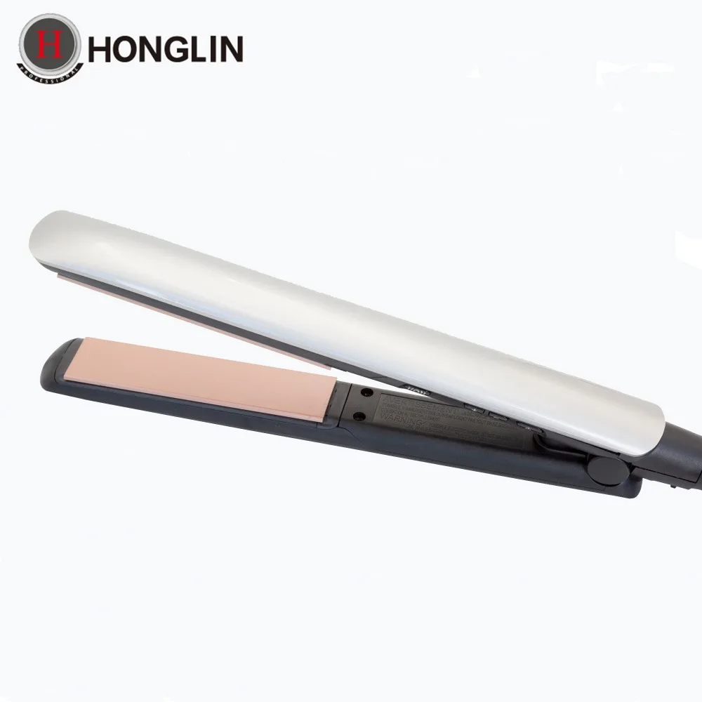 

Hot Salon Tools Professional Flat Iron 2 Inch With European Plug Tourmaline Temperature Control Doesn't Damage Hair Straightener