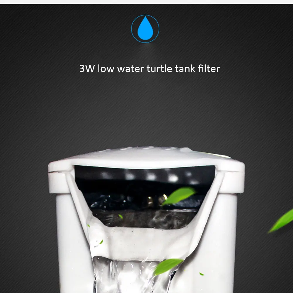Фильтр водопада 3 Вт Портативные принадлежности для домашних животных аквариумные аксессуары белая вода кровообращения рептилий черепаха аквариум фильтры