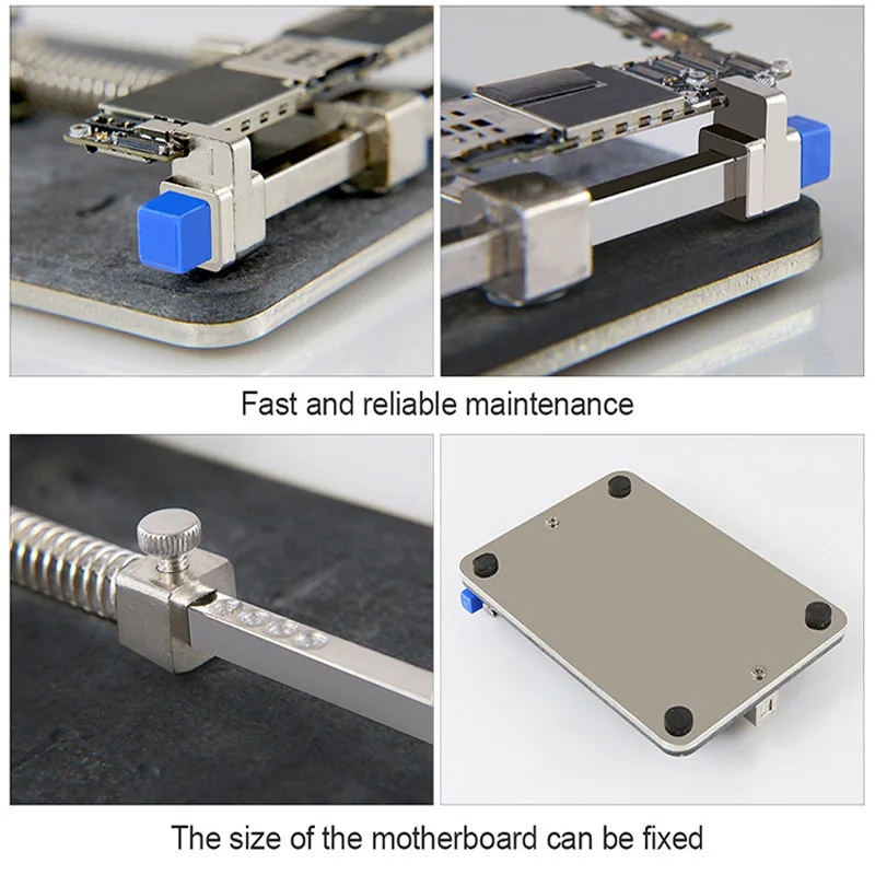 Монтажная плата из нержавеющей стали джиг Пайка и Распайка PCB ремонт держатель приспособления Ремонт Мобильных Телефонов Инструмент