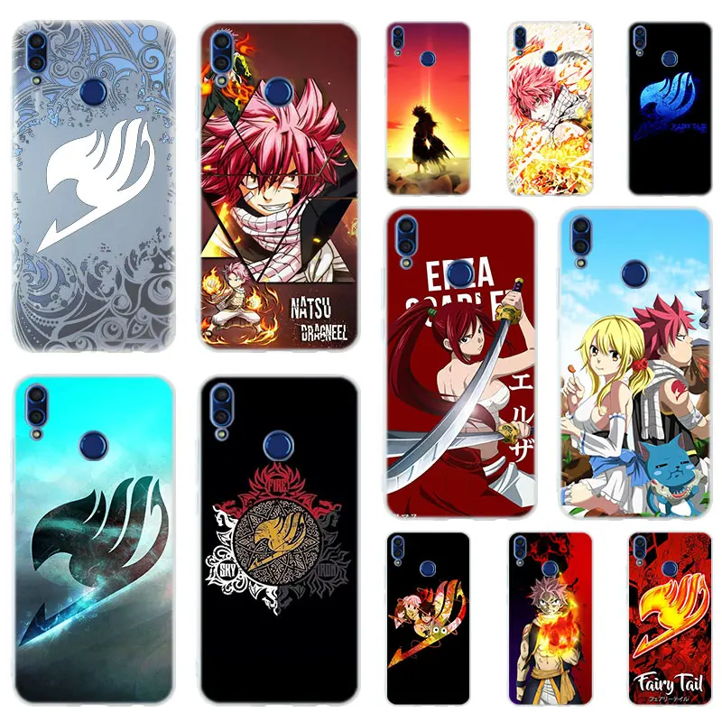 

Anime Manga Fairy Tail logo Silicone Phone Case Cover For Huawei Honor 9 10 Lite 6X 7X 8X Max 7A 8A 8C 20 PLAY 9x Hot