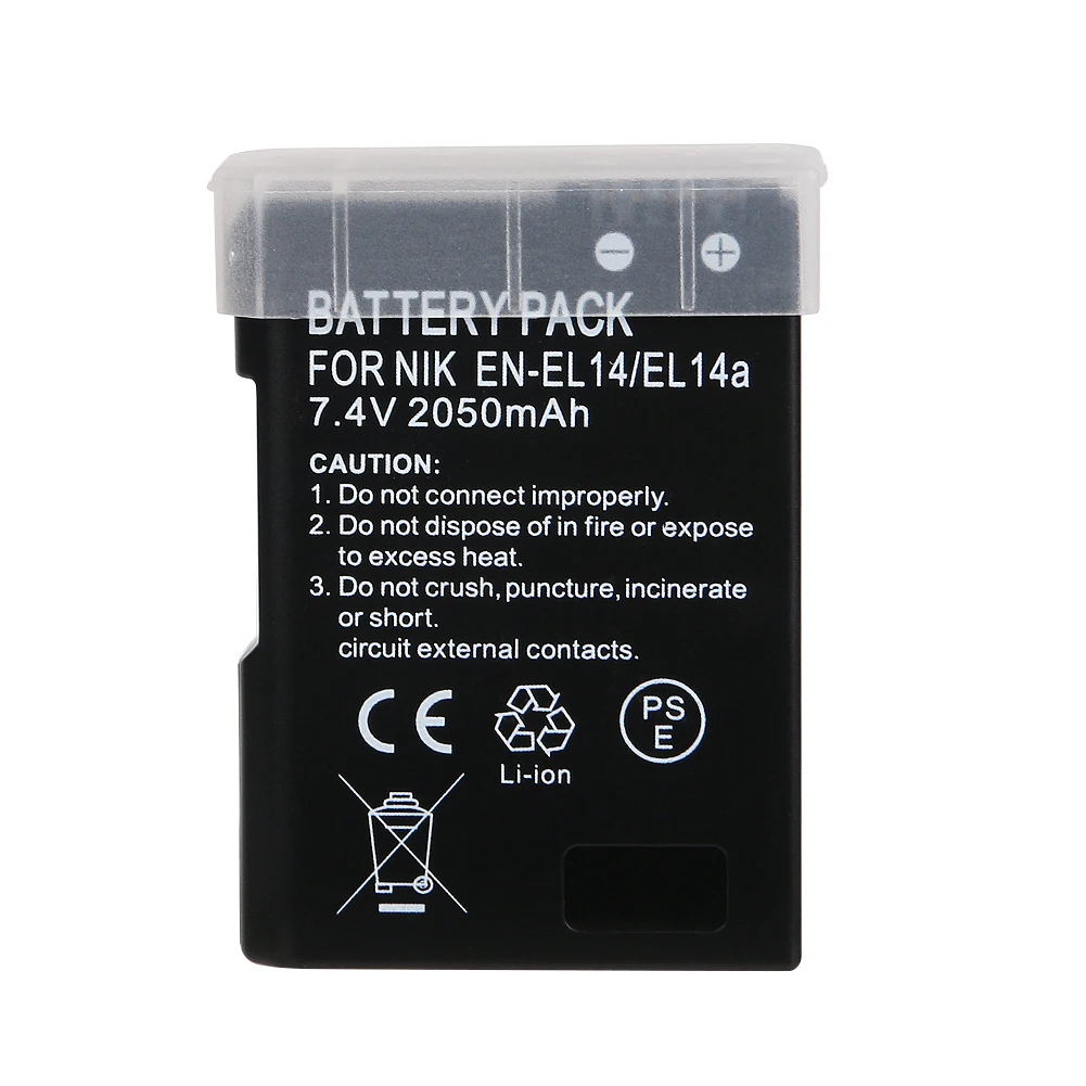 

OHD Original 1500mAh EN-EL14 ENEL14 EN EL14 Camera Battery For Nikon D5200 D3100 D3200 D5100 P7000 P7100
