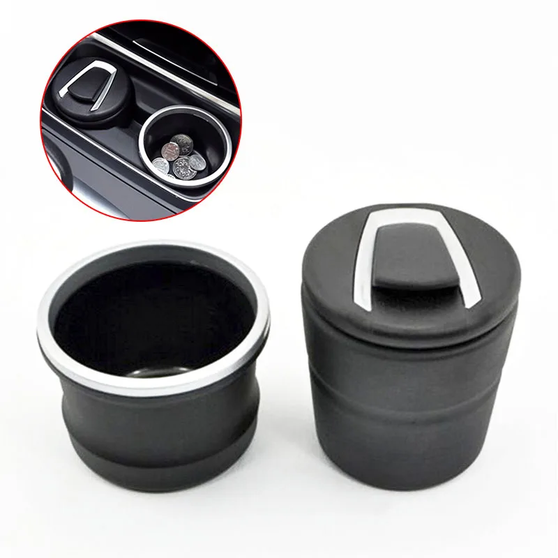 

For BMW Auto Ashtray Lamp Storage Jar Interior Container Holder Car Accessories