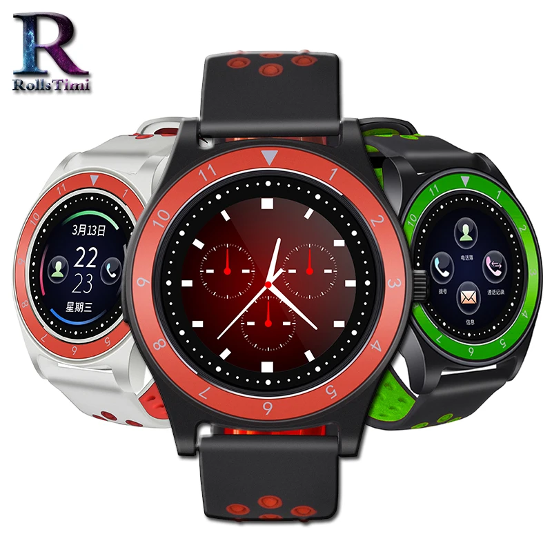 

Smart Bracelet RollsTimi Bluetooth Pedometer Smart watches Support Sim Card fitness tracker Sleep Quality Monitor Men WristWatch