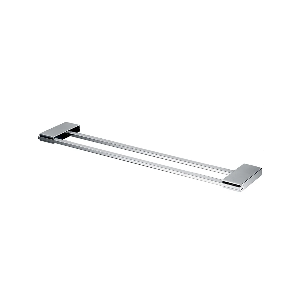 

Bathing Towel Rack Double Body Washrag Bar Hanger Bath Room Washcloth Rail Shelf