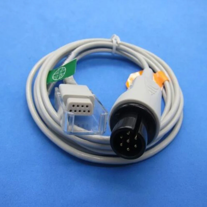 Бесплатная доставка совместимый с Bionet BM3 Круглый 6 pin к DB9 Pin удлинитель Spo2