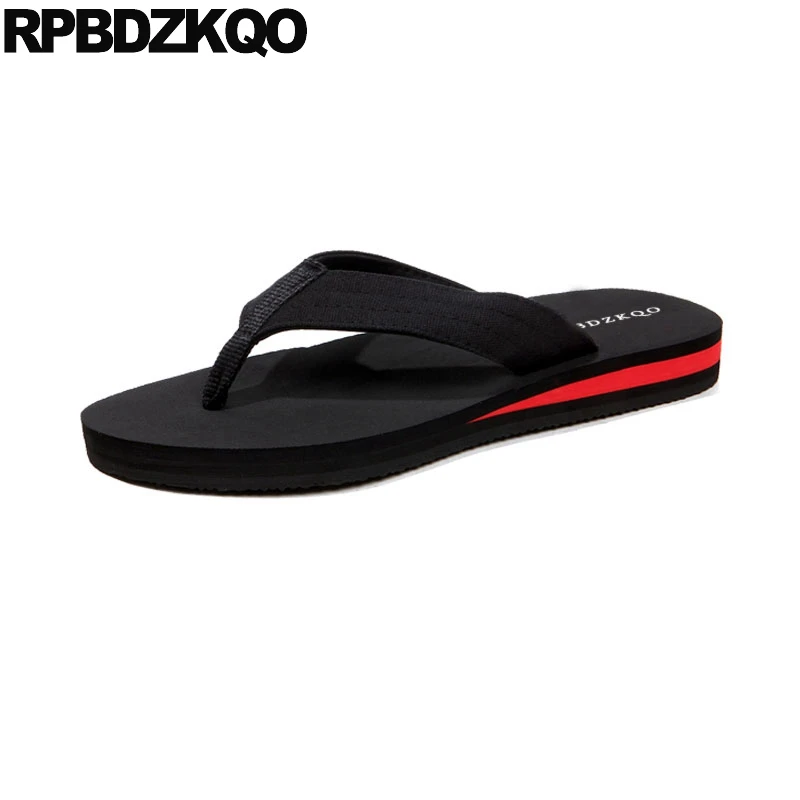 

soft casual slippers red slip on beach breathable flat fashion slides designer shoes mens sandals 2019 summer outdoor flip flop